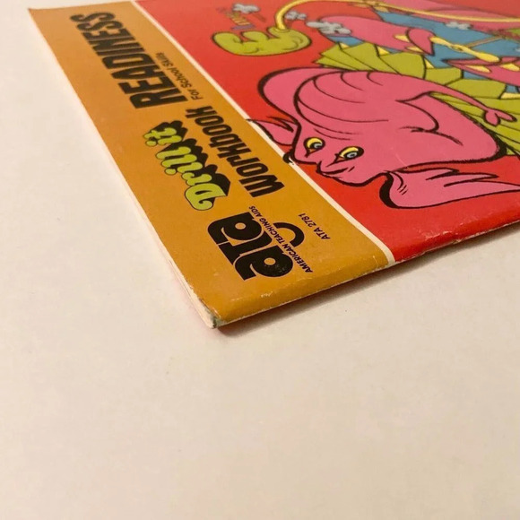Vintage 1982 American  Teaching Aids Drill It Work Book School Skills Elmer - Picture 5 of 16